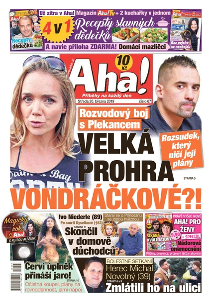 E-magazín AHA! - 20.3.2019 - CZECH NEWS CENTER a. s.