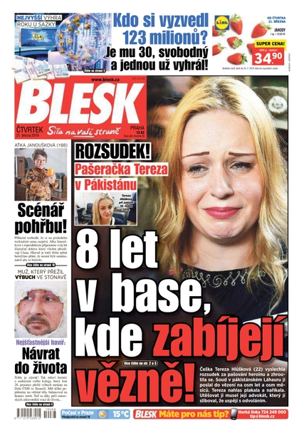 E-magazín Blesk - 21.3.2019 - CZECH NEWS CENTER a. s.