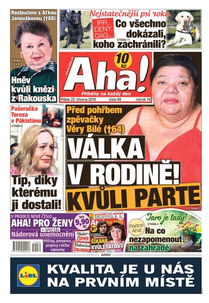 E-magazín AHA! - 22.3.2019 - CZECH NEWS CENTER a. s.
