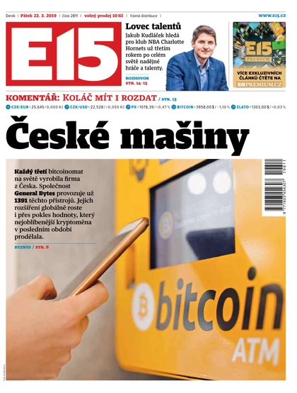 E-magazín E15 - 22.3.2019 - CZECH NEWS CENTER a. s.