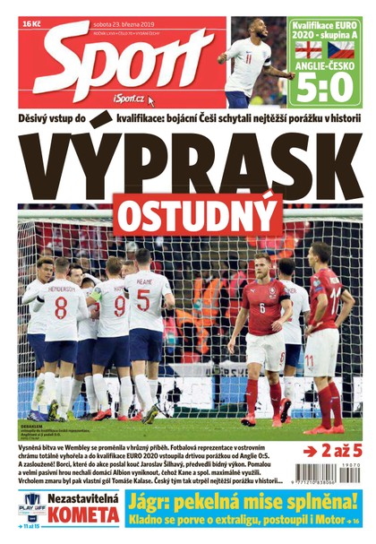 E-magazín Sport - 23.3.2019 - CZECH NEWS CENTER a. s.