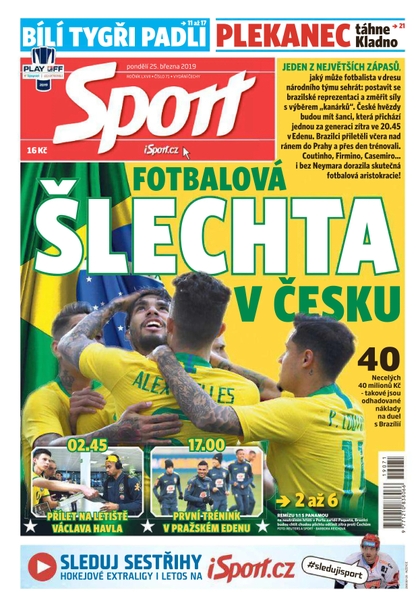 E-magazín Sport - 25.3.2019 - CZECH NEWS CENTER a. s.