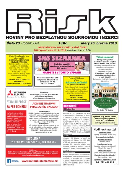 E-magazín Risk 23/2019 - Risk