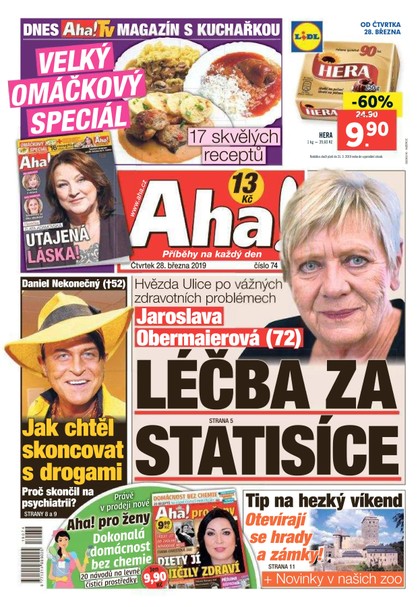 E-magazín AHA! - 28.3.2019 - CZECH NEWS CENTER a. s.