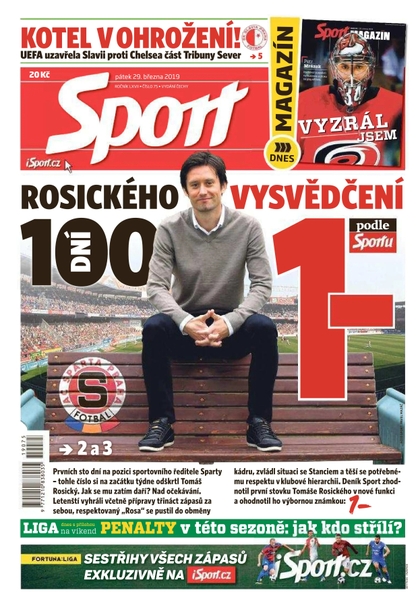E-magazín Sport - 29.3.2019 - CZECH NEWS CENTER a. s.