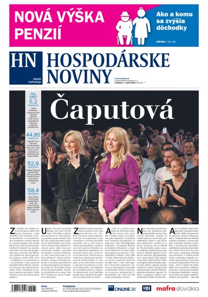 E-magazín Hospodárske noviny 01.03.2019 - MAFRA Slovakia, a.s.