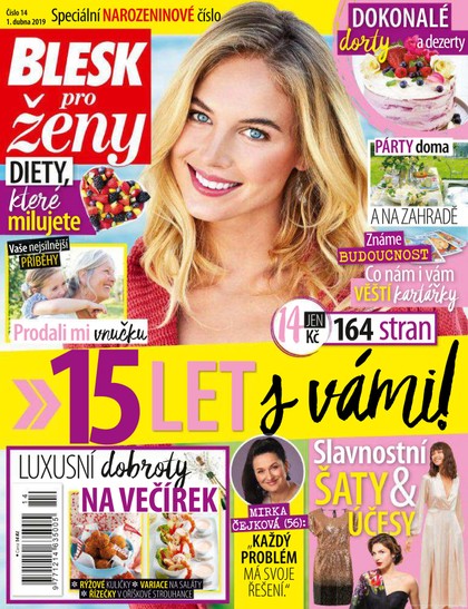 E-magazín Blesk pro ženy - 14/2019 - CZECH NEWS CENTER a. s.