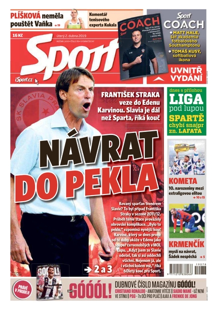 E-magazín Sport - 2.4.2019 - CZECH NEWS CENTER a. s.