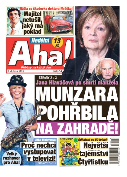 E-magazín Nedělní AHA! - 7.4.2019 - CZECH NEWS CENTER a. s.
