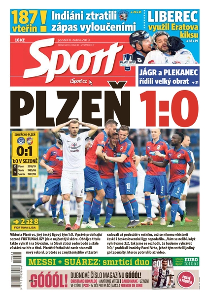 E-magazín Sport - 8.4.2019 - CZECH NEWS CENTER a. s.