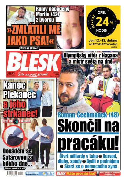 E-magazín Blesk - 9.4.2019 - CZECH NEWS CENTER a. s.