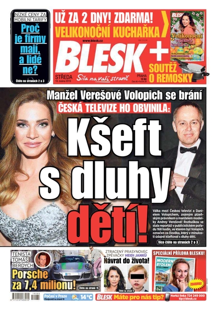 E-magazín Blesk - 10.4.2019 - CZECH NEWS CENTER a. s.