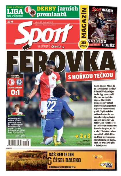E-magazín Sport - 12.4.2019 - CZECH NEWS CENTER a. s.