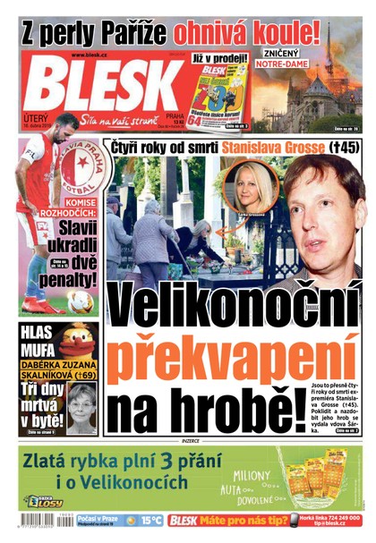 E-magazín Blesk - 16.4.2019 - CZECH NEWS CENTER a. s.