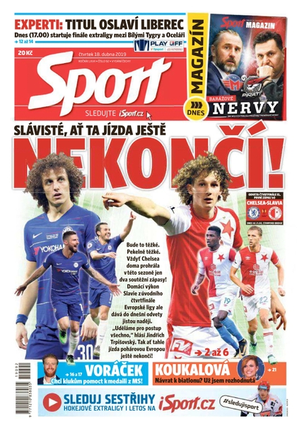 E-magazín Sport - 18.4.2019 - CZECH NEWS CENTER a. s.