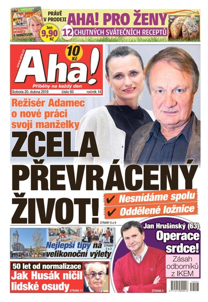 E-magazín AHA! - 20.4.2019 - CZECH NEWS CENTER a. s.