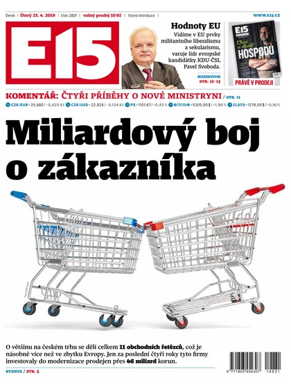 E-magazín E15 - 23.4.2019 - CZECH NEWS CENTER a. s.