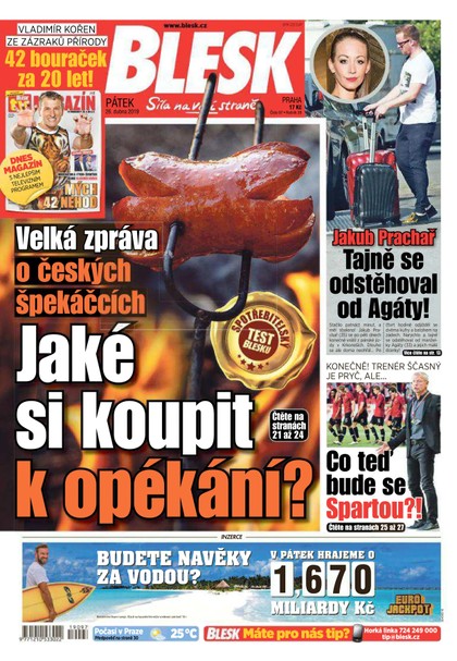 E-magazín Blesk - 26.4.2019 - CZECH NEWS CENTER a. s.