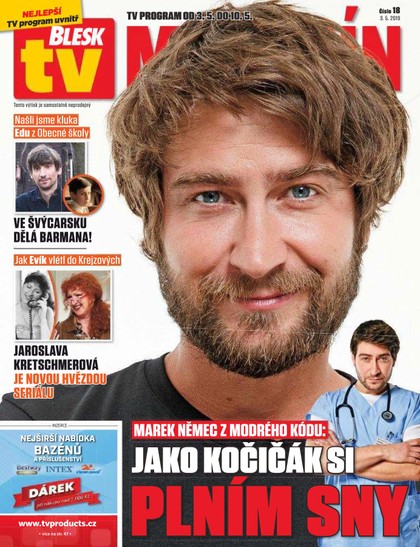 E-magazín Blesk Tv magazín - 3.5.2019 - CZECH NEWS CENTER a. s.
