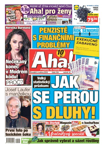 E-magazín AHA! - 6.5.2019 - CZECH NEWS CENTER a. s.