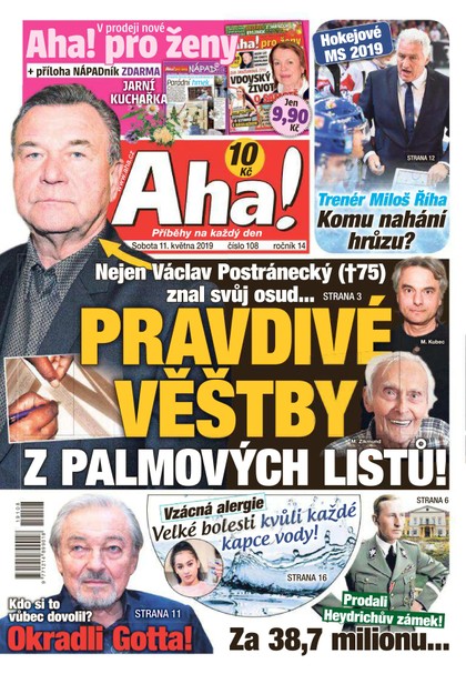 E-magazín AHA! - 11.5.2019 - CZECH NEWS CENTER a. s.