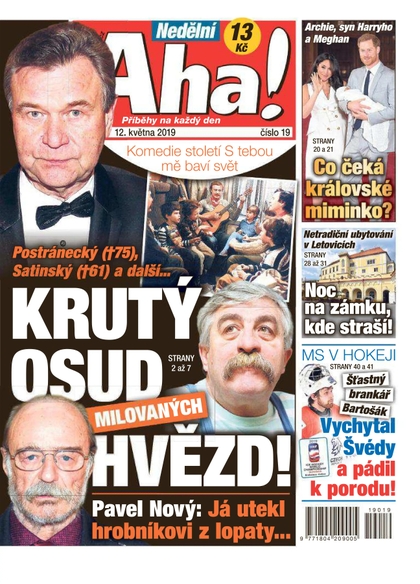 E-magazín Nedělní AHA! - 12.5.2019 - CZECH NEWS CENTER a. s.