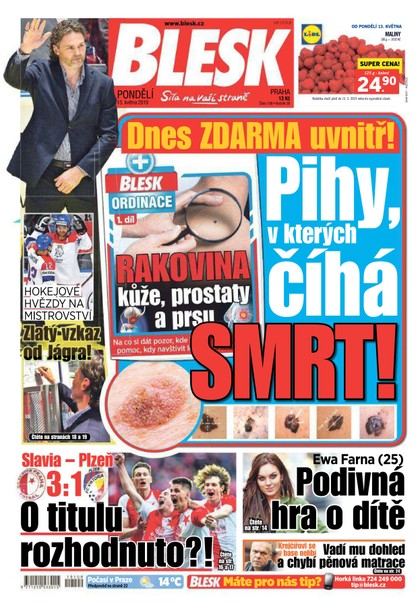 E-magazín Blesk - 13.5.2019 - CZECH NEWS CENTER a. s.