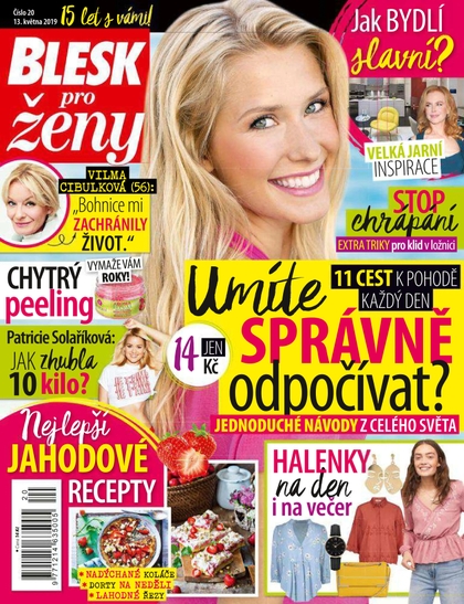 E-magazín Blesk pro ženy - 20/2019 - CZECH NEWS CENTER a. s.