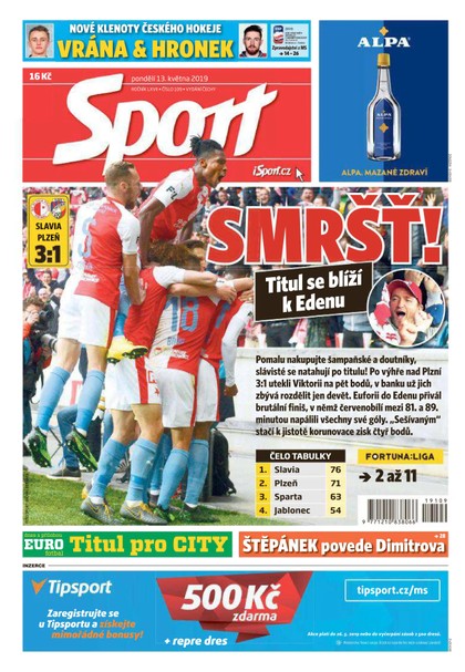 E-magazín Sport - 13.5.2019 - CZECH NEWS CENTER a. s.