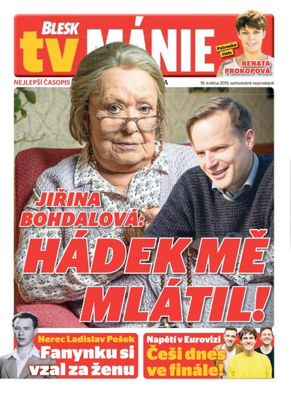 E-magazín Blesk Tv manie - 18.5.2019 - CZECH NEWS CENTER a. s.