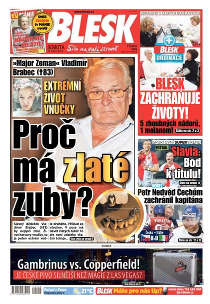 E-magazín Blesk - 18.5.2019 - CZECH NEWS CENTER a. s.