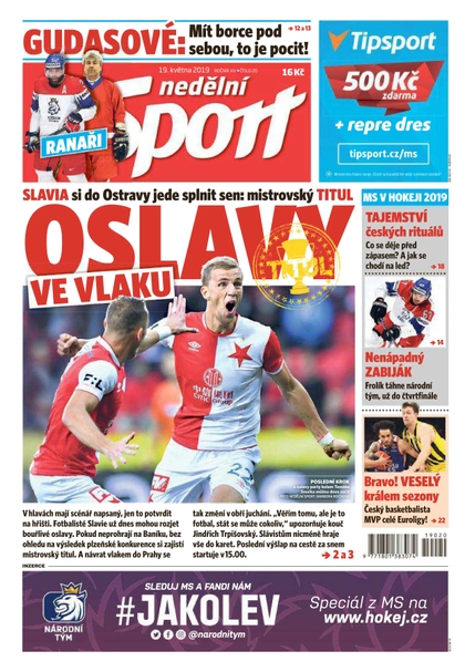 E-magazín Nedělní Sport - 19.5.2019 - CZECH NEWS CENTER a. s.