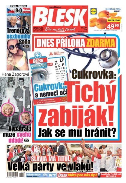 E-magazín Blesk - 20.5.2019 - CZECH NEWS CENTER a. s.