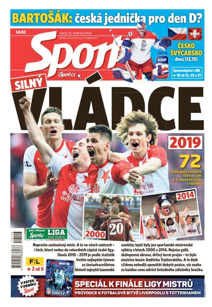E-magazín Sport - 21.5.2019 - CZECH NEWS CENTER a. s.