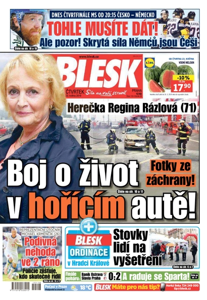 E-magazín Blesk - 23.5.2019 - CZECH NEWS CENTER a. s.