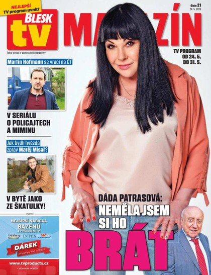 E-magazín Blesk Tv magazín - 24.5.2019 - CZECH NEWS CENTER a. s.