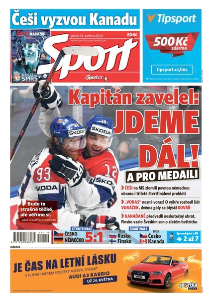 E-magazín Sport - 24.5.2019 - CZECH NEWS CENTER a. s.