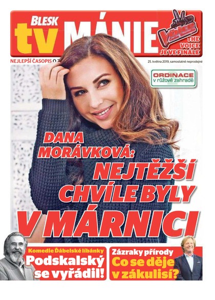 E-magazín Blesk Tv manie - 25.5.2019 - CZECH NEWS CENTER a. s.