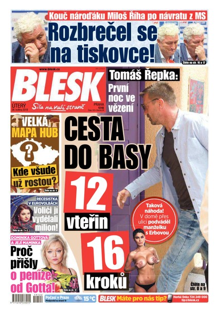 E-magazín Blesk - 28.5.2019 - CZECH NEWS CENTER a. s.