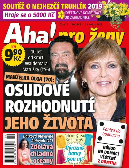 E-magazín AHA! pro ženy - 22/2019 - CZECH NEWS CENTER a. s.