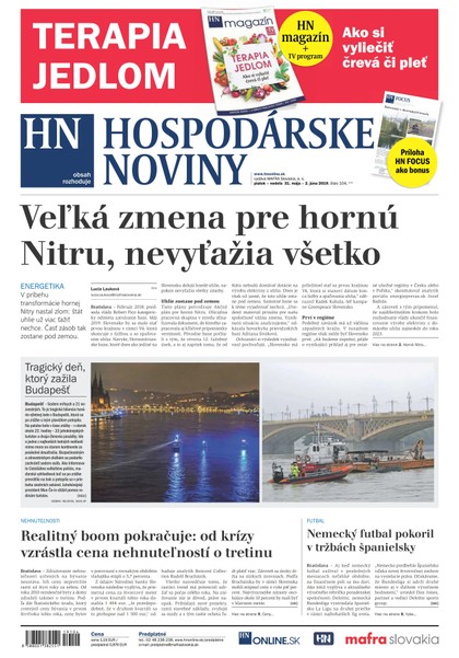 E-magazín Hospodárske noviny 31.05.2019 - MAFRA Slovakia, a.s.
