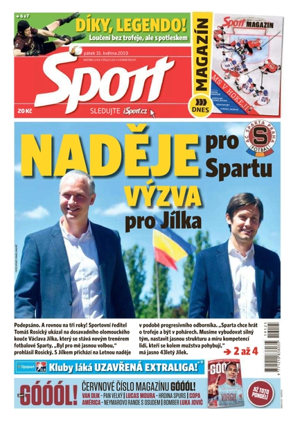 E-magazín Sport - 31.5.2019 - CZECH NEWS CENTER a. s.
