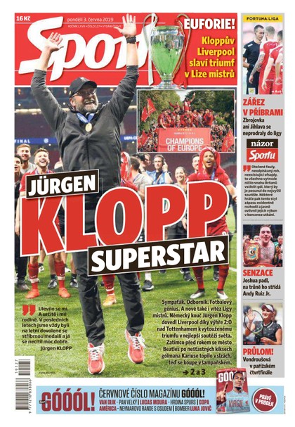 E-magazín Sport - 3.6.2019 - CZECH NEWS CENTER a. s.