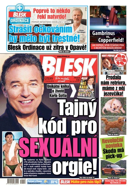 E-magazín Blesk - 4.6.2019 - CZECH NEWS CENTER a. s.