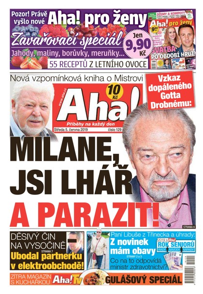 E-magazín AHA! - 5.6.2019 - CZECH NEWS CENTER a. s.