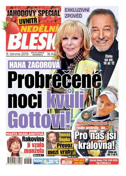 E-magazín Nedělní Blesk - 9.6.2019 - CZECH NEWS CENTER a. s.