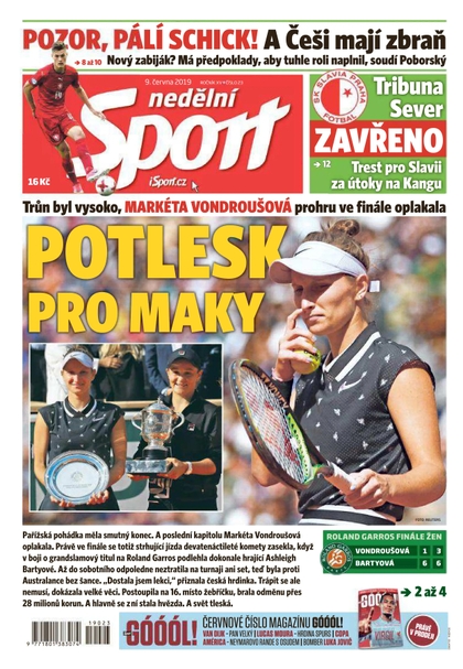 E-magazín Nedělní Sport - 9.6.2019 - CZECH NEWS CENTER a. s.
