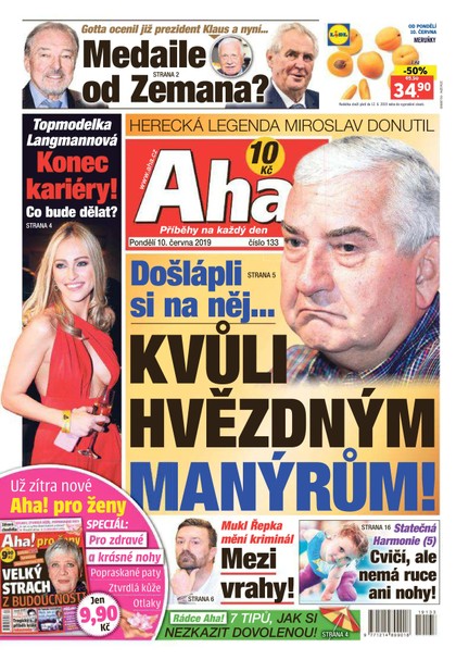 E-magazín AHA! - 10.6.2019 - CZECH NEWS CENTER a. s.