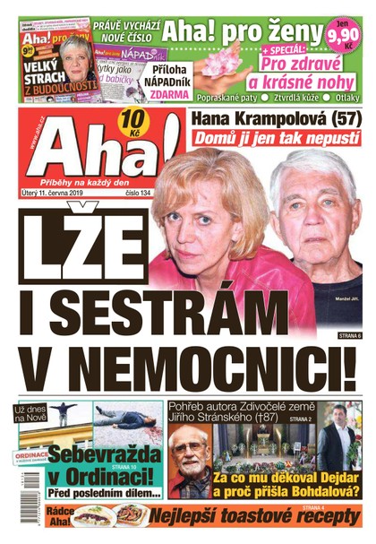 E-magazín AHA! - 11.6.2019 - CZECH NEWS CENTER a. s.