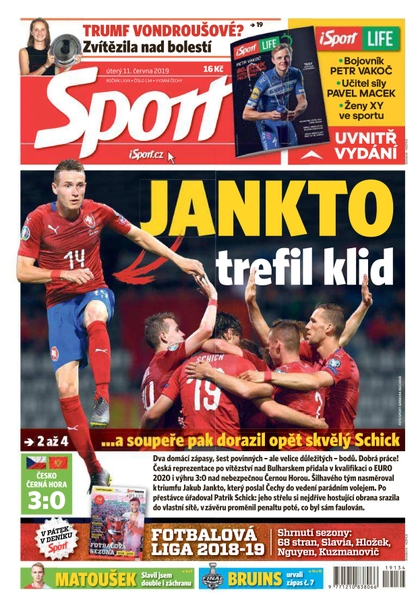 E-magazín Sport - 11.6.2019 - CZECH NEWS CENTER a. s.
